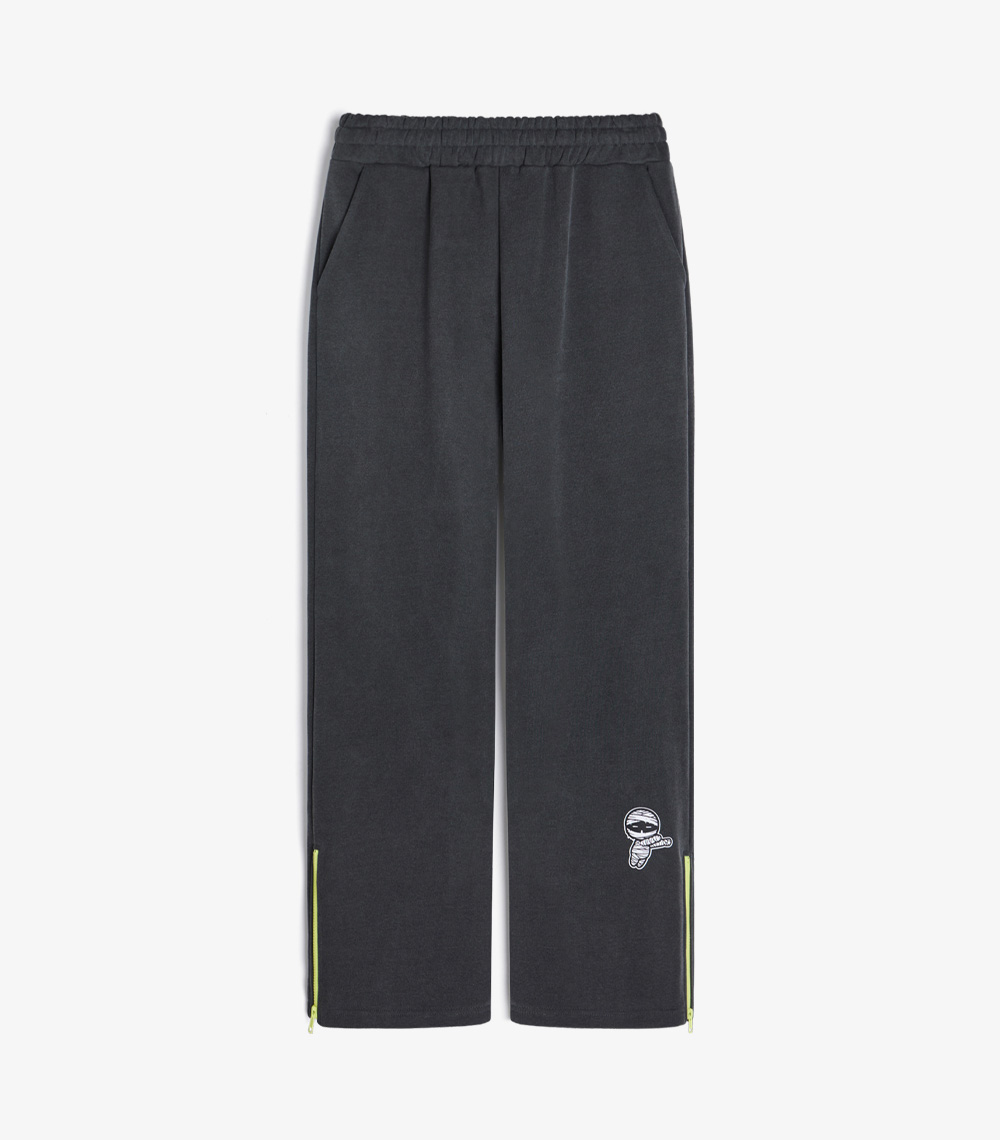 긴바지 1_01 MUMMY ZIPPER PANTS CHARCOAL - 이미지 1