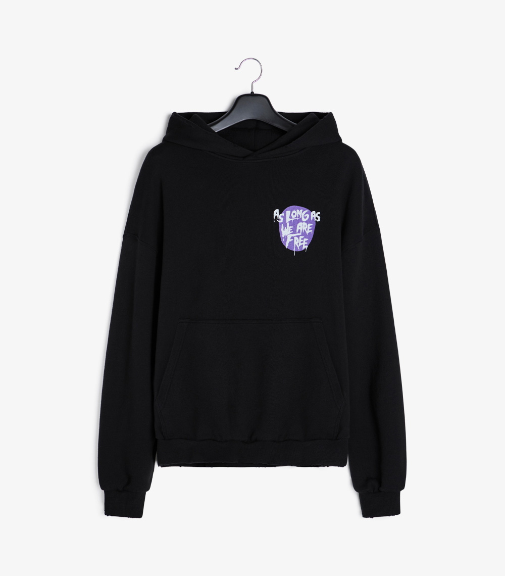 Hoodie 1_01 MUMMY HOODIE BLACK - Image 1