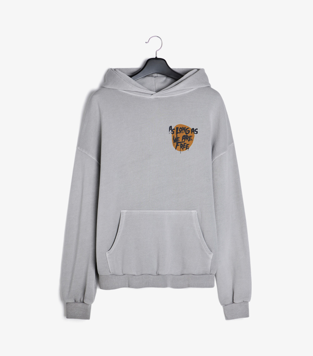 후드티 4_01 MUMMY HOODIE WASHED GREY - 이미지 1